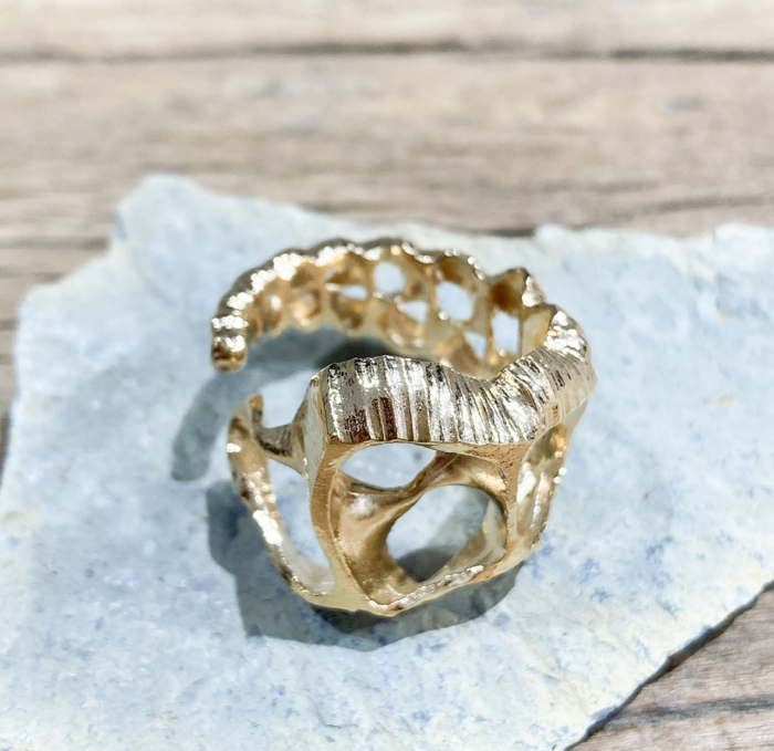 Shell Ring Gold Plated - Image 2