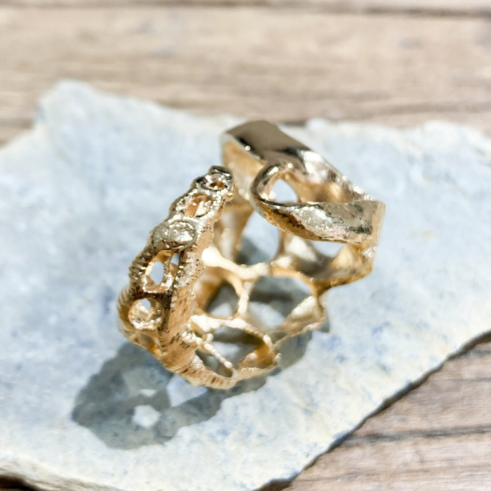 Shell Ring Gold Plated - Image 3